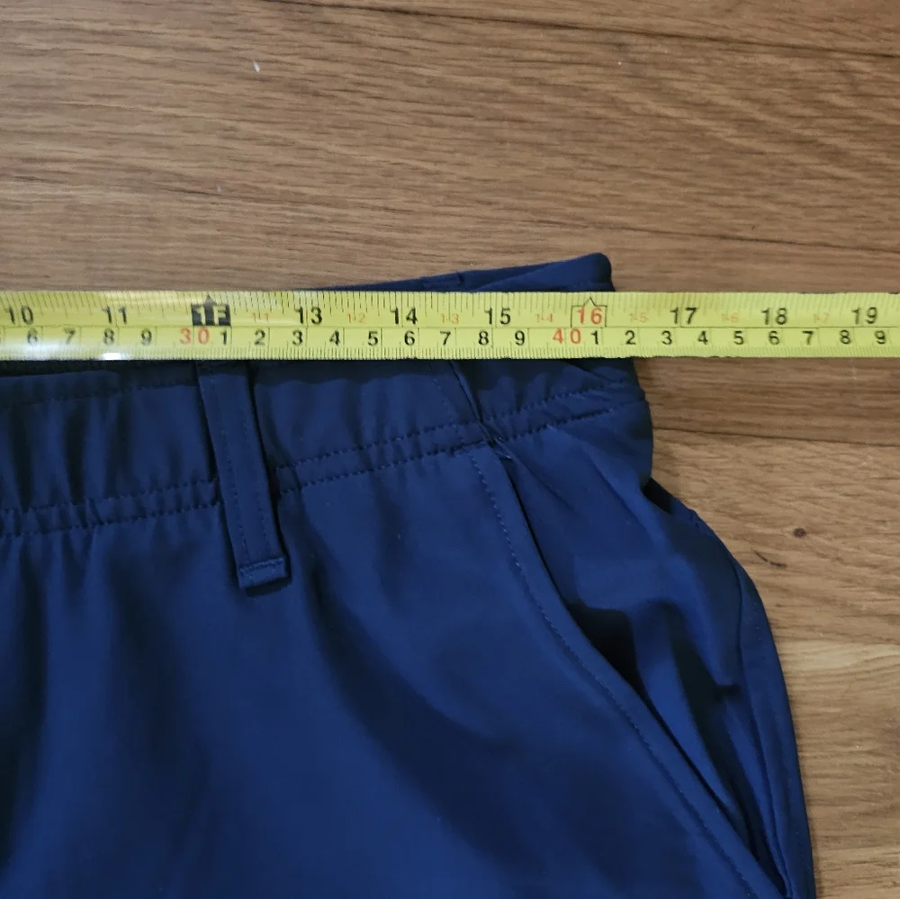 Under Armour Blue Athletic Golf Casual Pants Mens 32